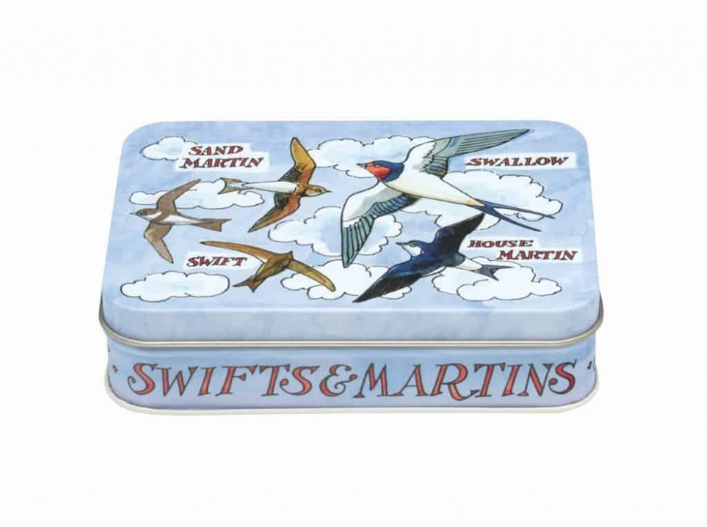 Bird Print Small Rectangular Tin Emma Bridgewater